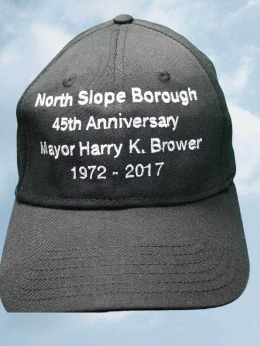 Vintage Alaska North slope  Borough BP Hat Cap drill Haul Road Ice Road Truckes